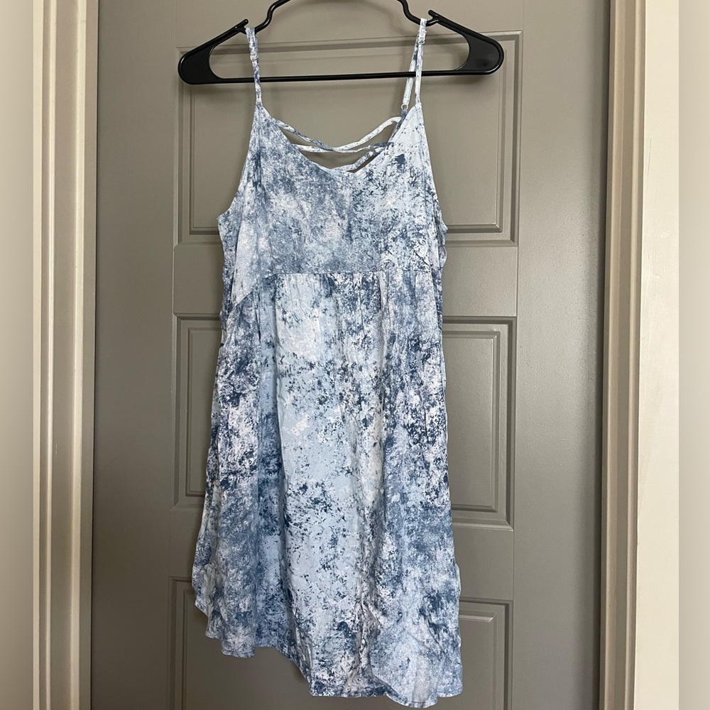 Blue sundress/bathing suit cover up